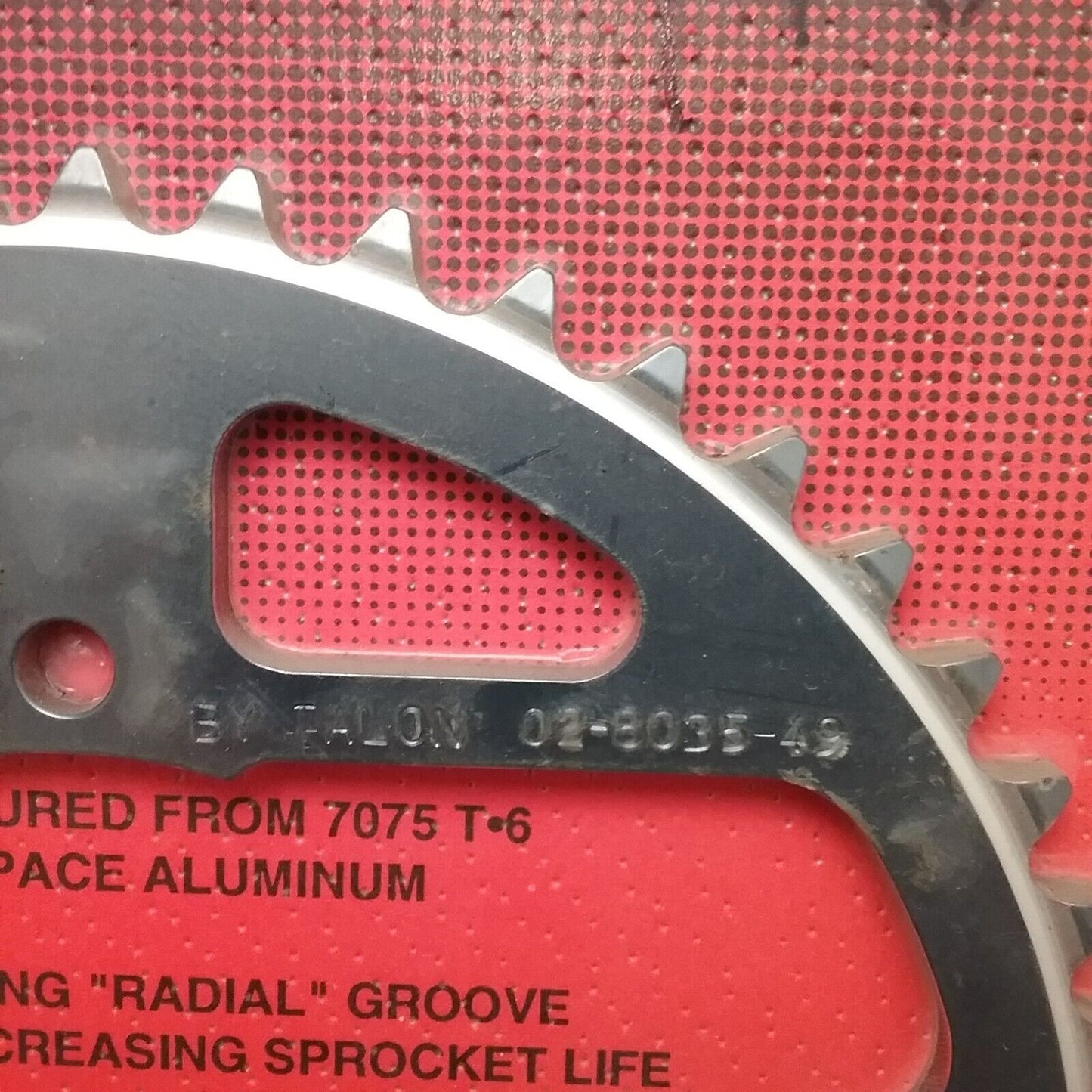 NEW TALON RADIAL LITE 02-8035-49 ALUMINUM OFFROAD SPROCKET