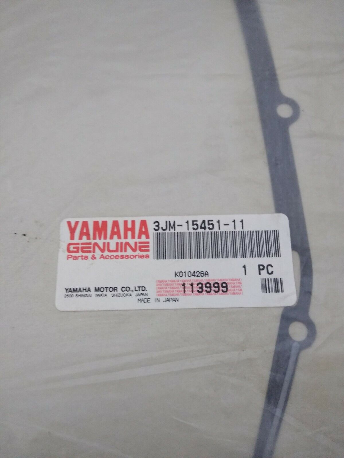 NEW Yamaha Crank Case Cover Gasket / 3JM-15451-11-00