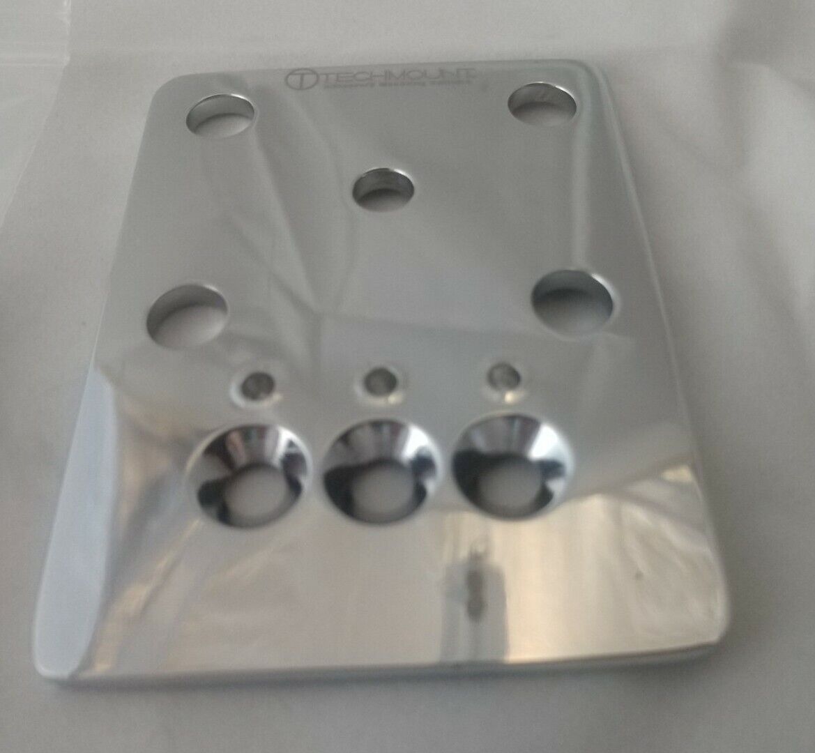 NEW GENUINE TechMount GPS/XM Radio Multi Use Accessory Top Plate Chrome / 60091C