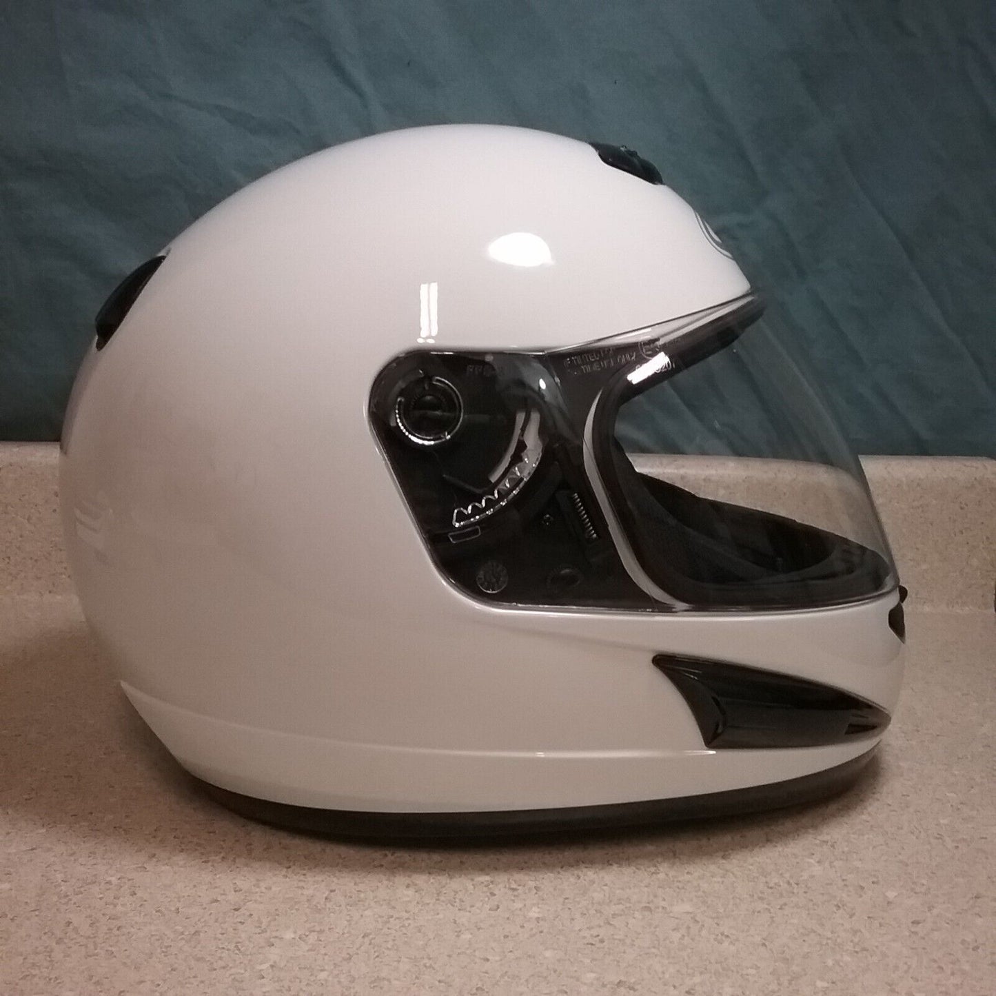 GMAX GM38S FULL FACE SOLID SNOWMOBILE HELMET - GLOSS WHITE - XXL