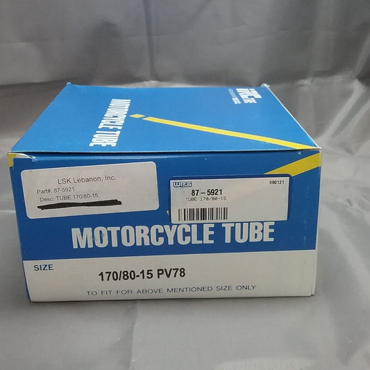 NEW IRC 87-5921 MOTORCYLE TUBE 170/80-15 PV78