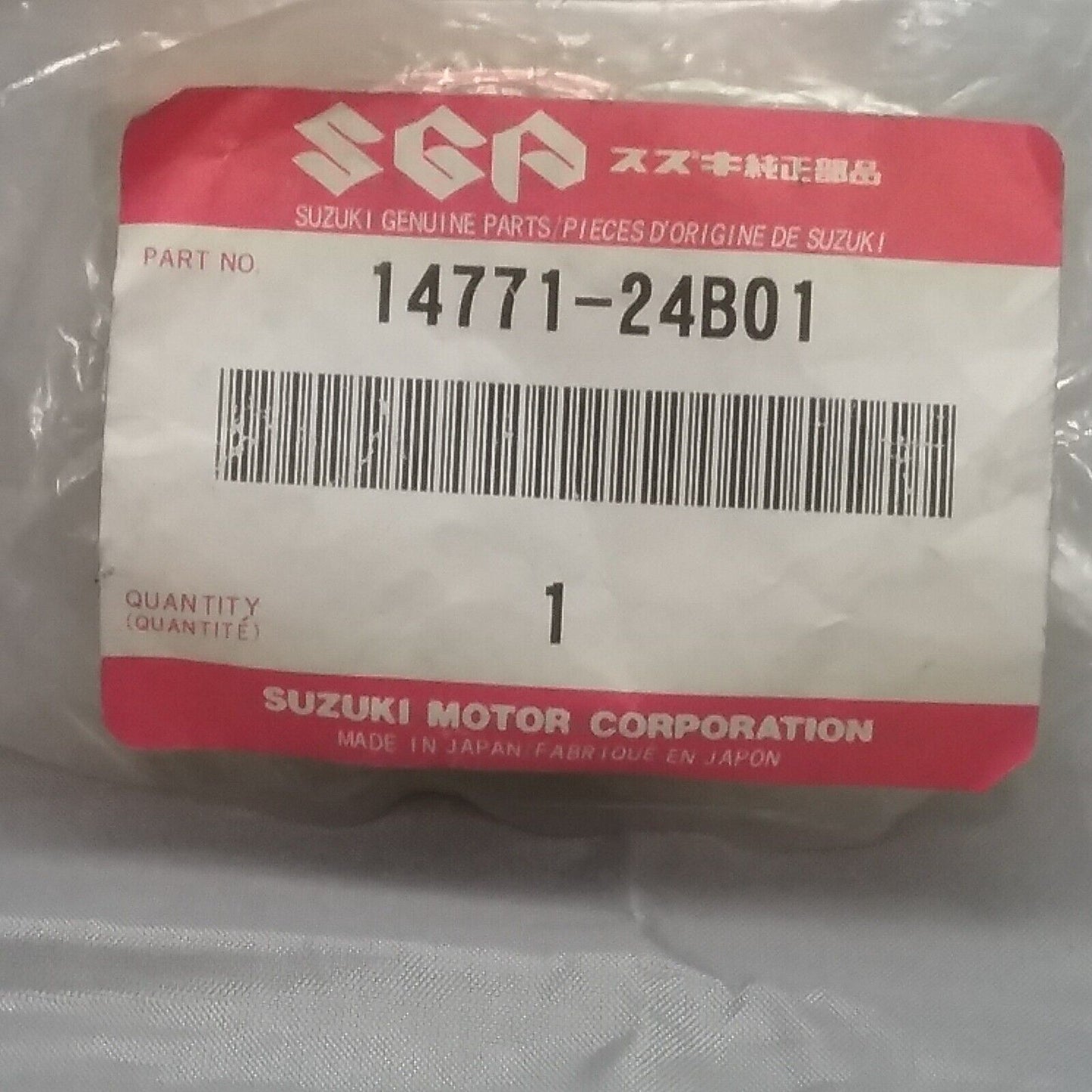 NEW GENUINE SUZUKI 14771-24B01 CONNECTOR 1985-2004