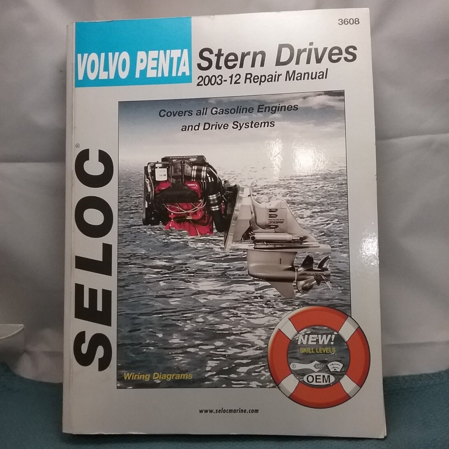 VOLVO PENTA 3608 STERN DRIVES REPAIR MANUAL 2003-2012 715568036087