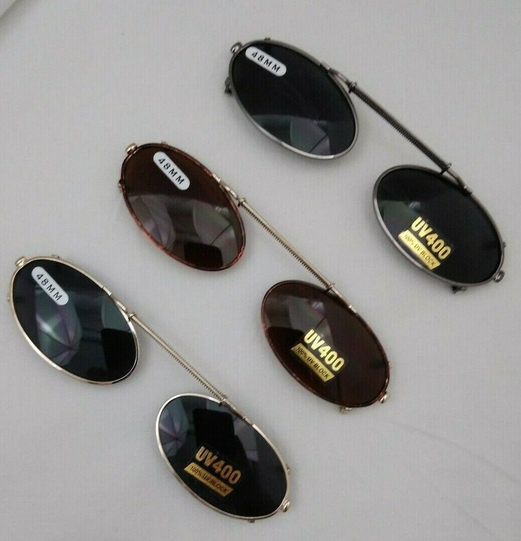NEW DRIVING UV Eye Protection Clip on Sunglasses / 48MM / 08048