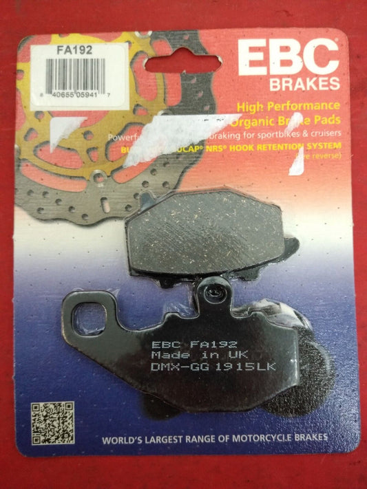 EBC FA192 Rear Brake Pads For Kawasaki Sport Bikes KLE Versys and more 2000-2016