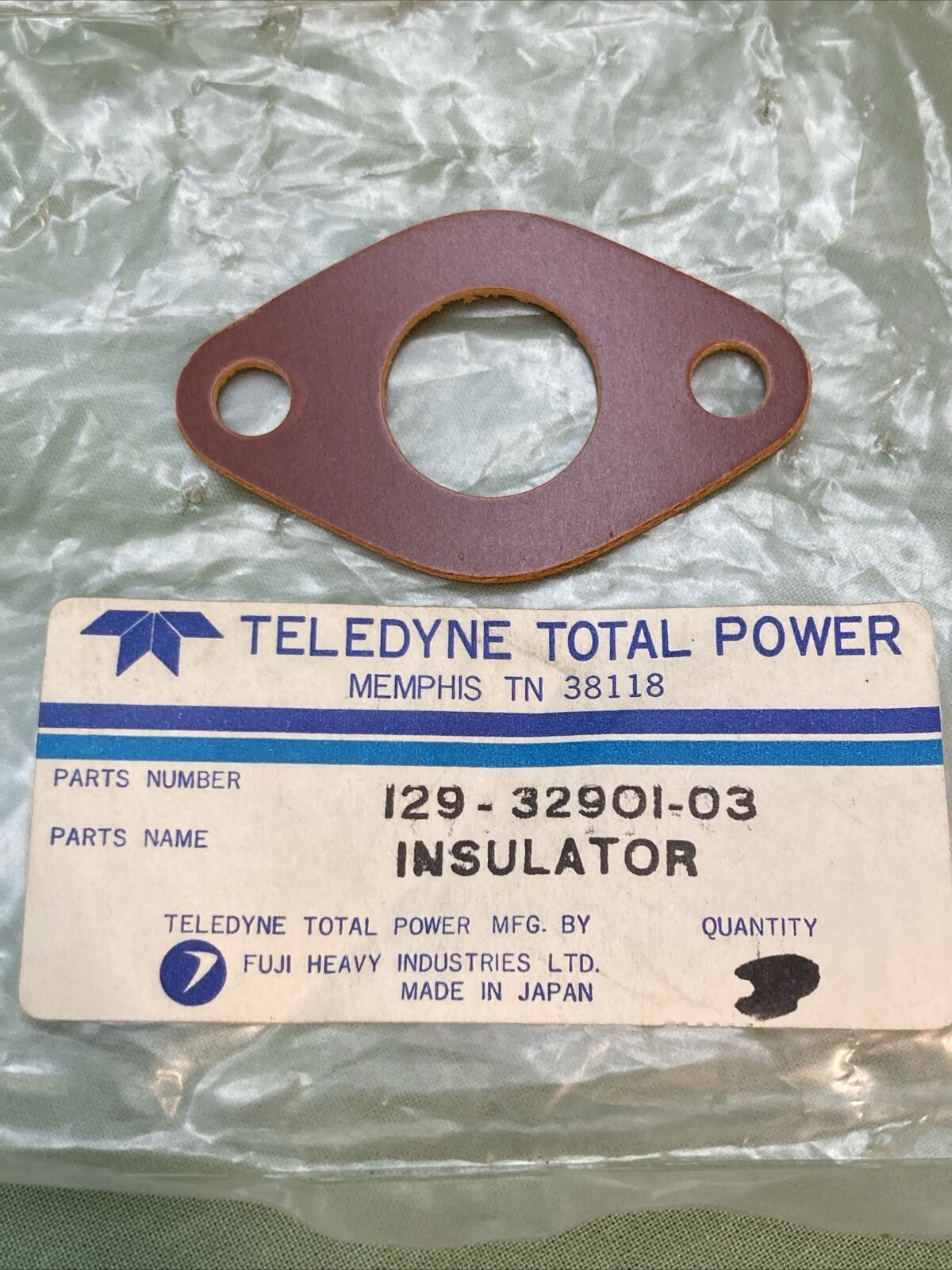 NEW GENUINE TELEDYNE TOTAL POWER 129-32901-03 INSULATOR