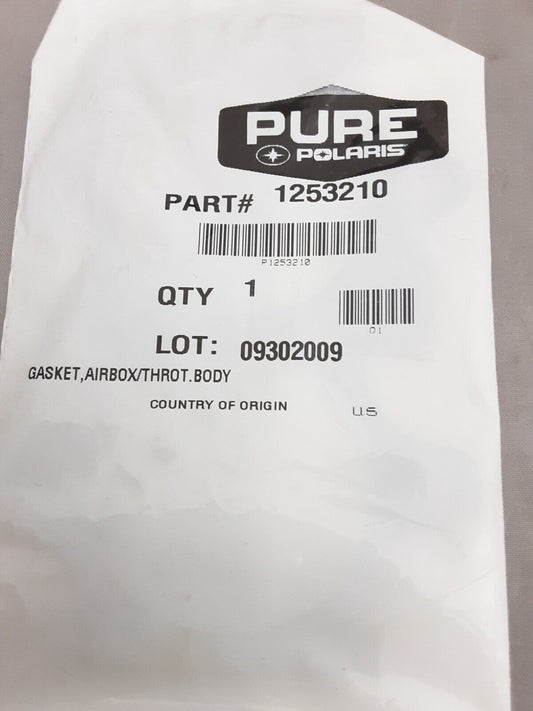 NEW GENUINE POLARIS 1253210 GASKET,AIRBOX/THROT.BODY V99CB15DA 1999-2000