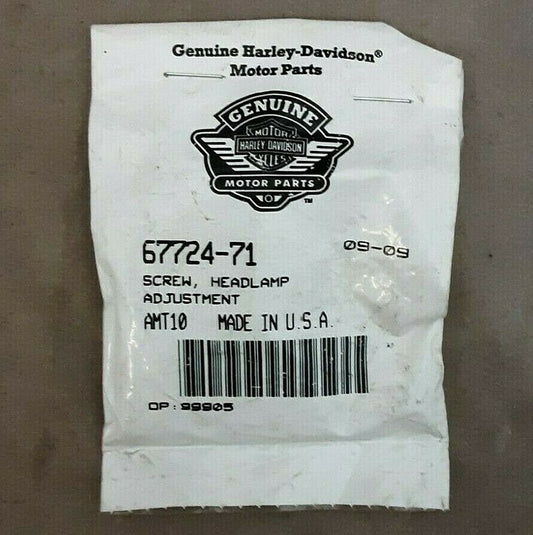 Genuine Harley-Davidson Screw, Headlamp Adjustment PN 67724-71 (QTY 5)