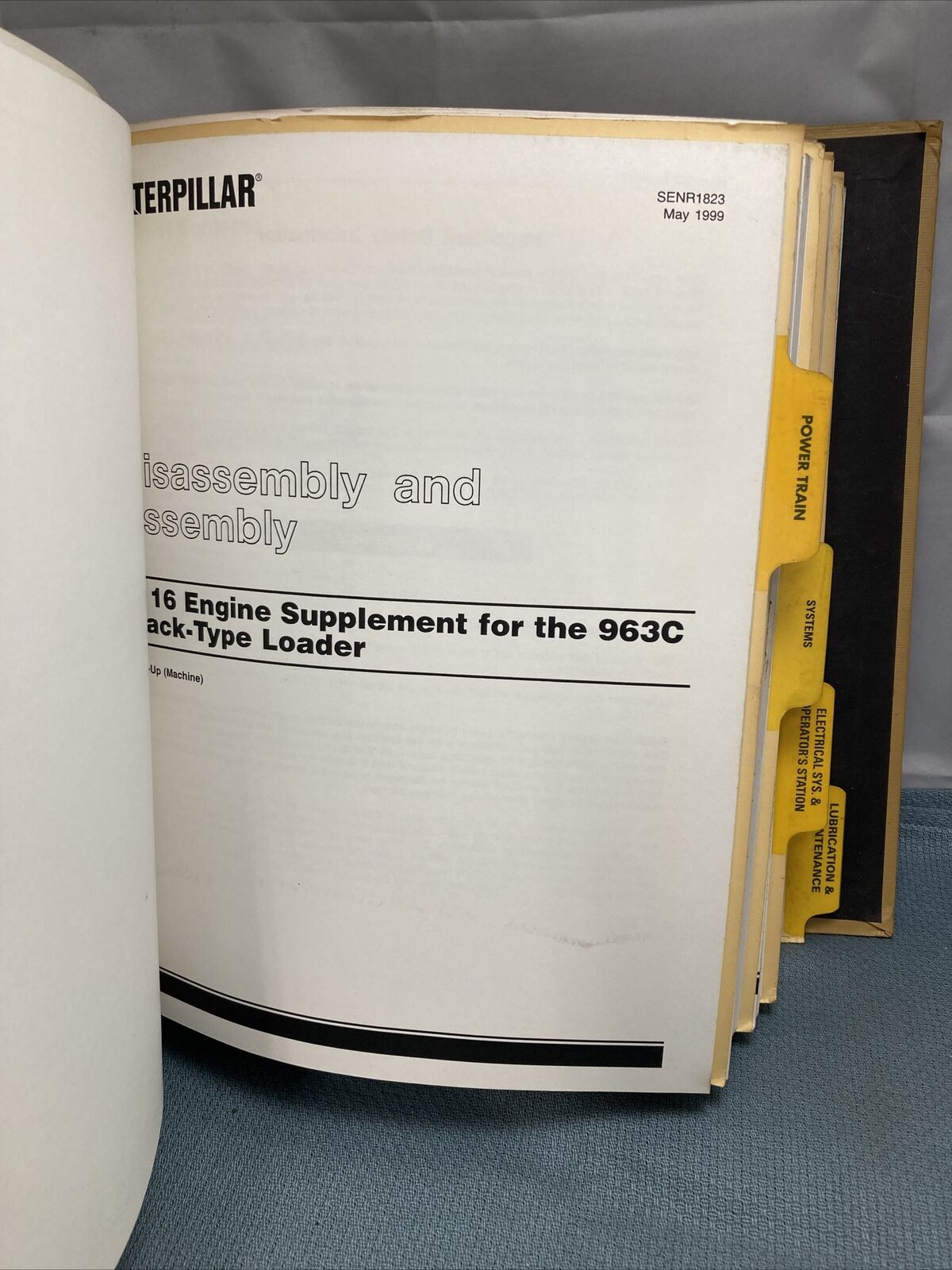 GENUINE CAT/CATERPILLAR SENR1820 SERVICE MANUAL 963C TRACK-TYPE LOADER 2DS1-UP