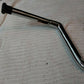 10" Chrome Z Bar Motorcycle Handlebars / Ready for Wiring in Handles