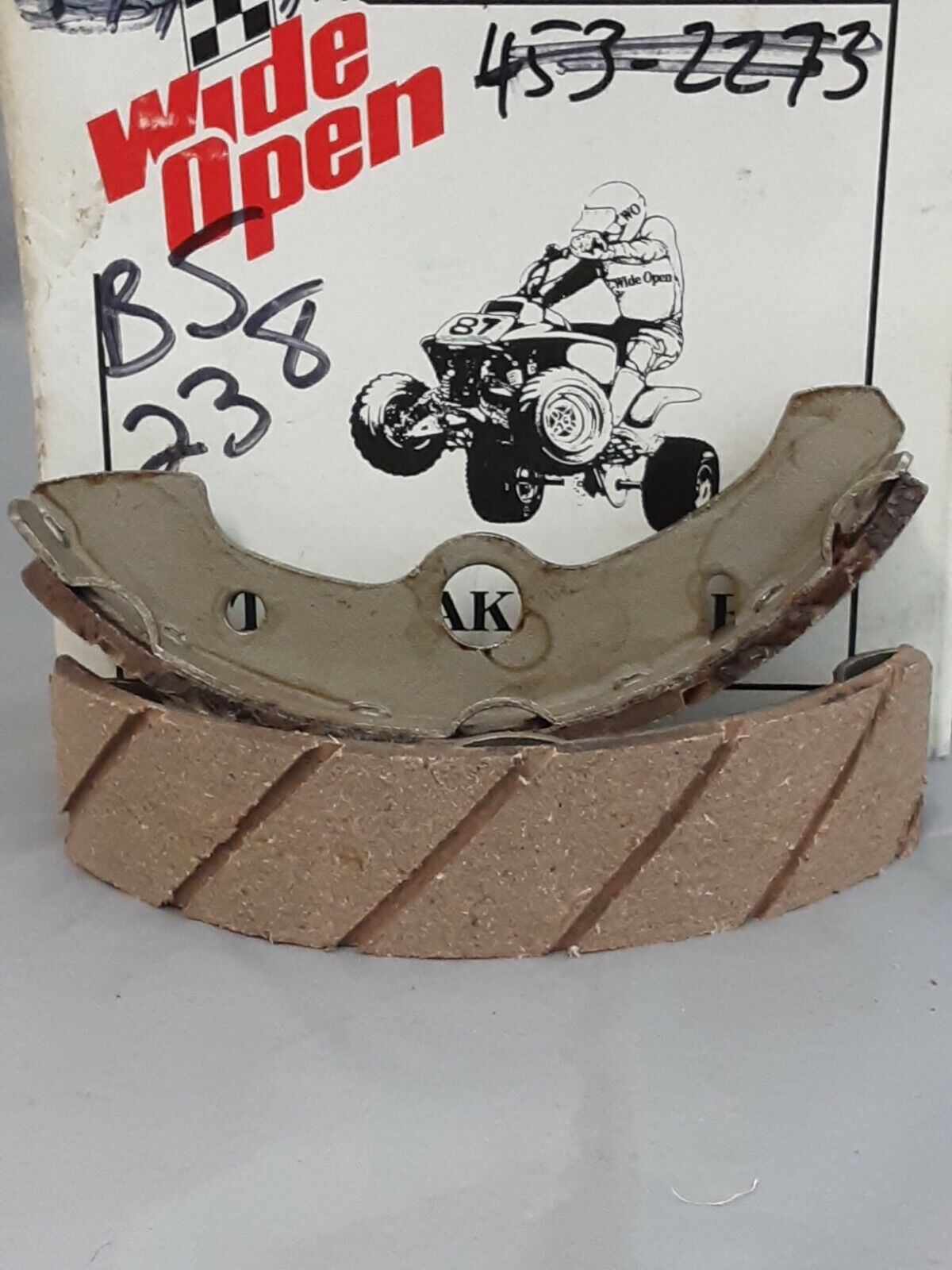 NEW WIDE OPEN BS238 BRAKE SHOE YAMAHA YMF350 FTW/FWU
