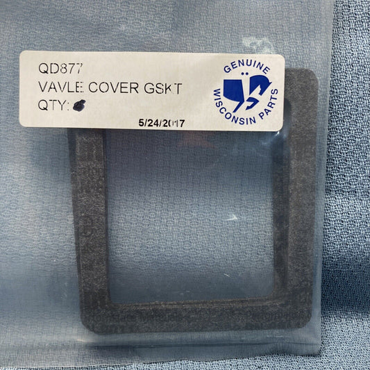 QTY 2, NEW GENUINE WISCONSIN QD877 GASKET VALVE INSPECTION COVER