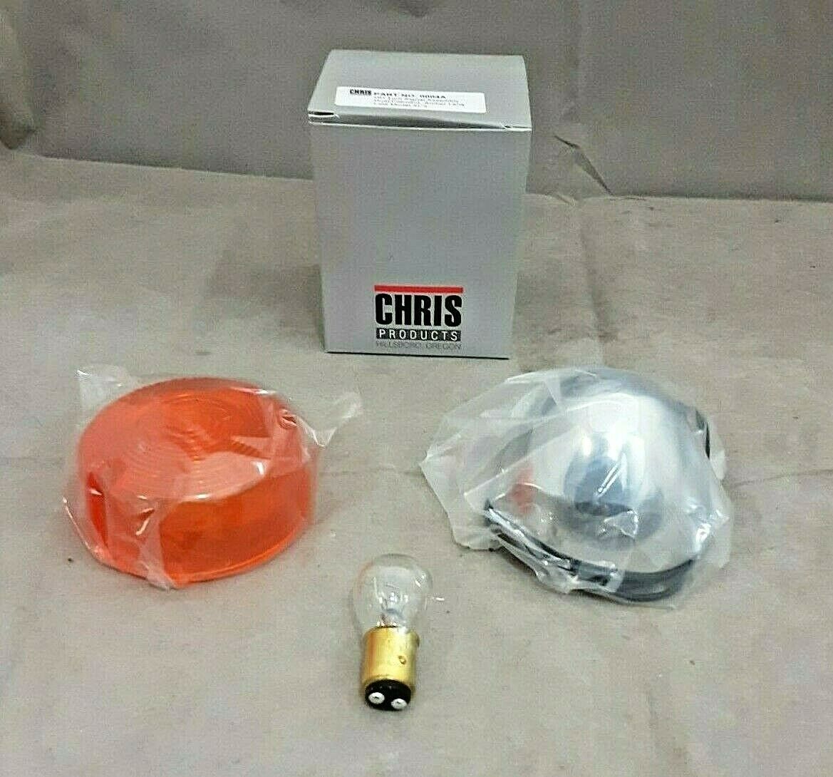 Chris Products FX Turn Signal Single Filament Amber #0004A Harley Davidson