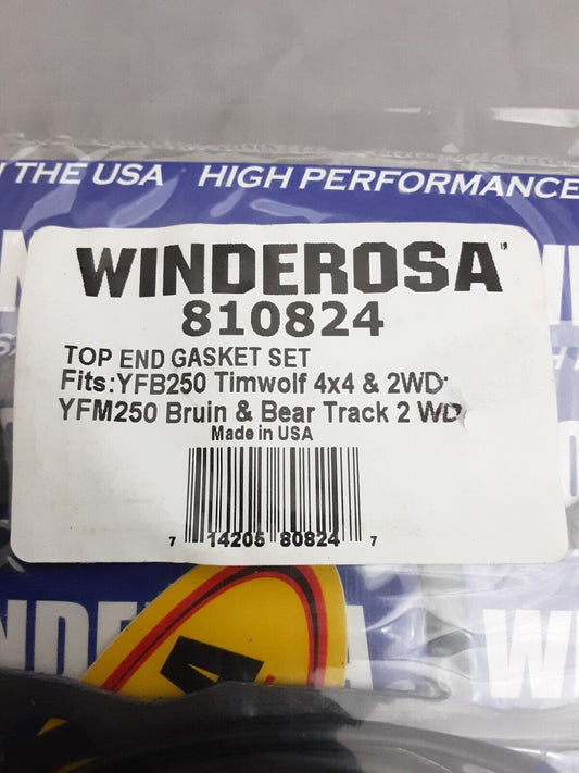 NEW WINDEROSA 810824 YAMAHA TOP END GASKET SET TIMBERWOLF YFB250 BRUIN YFM250