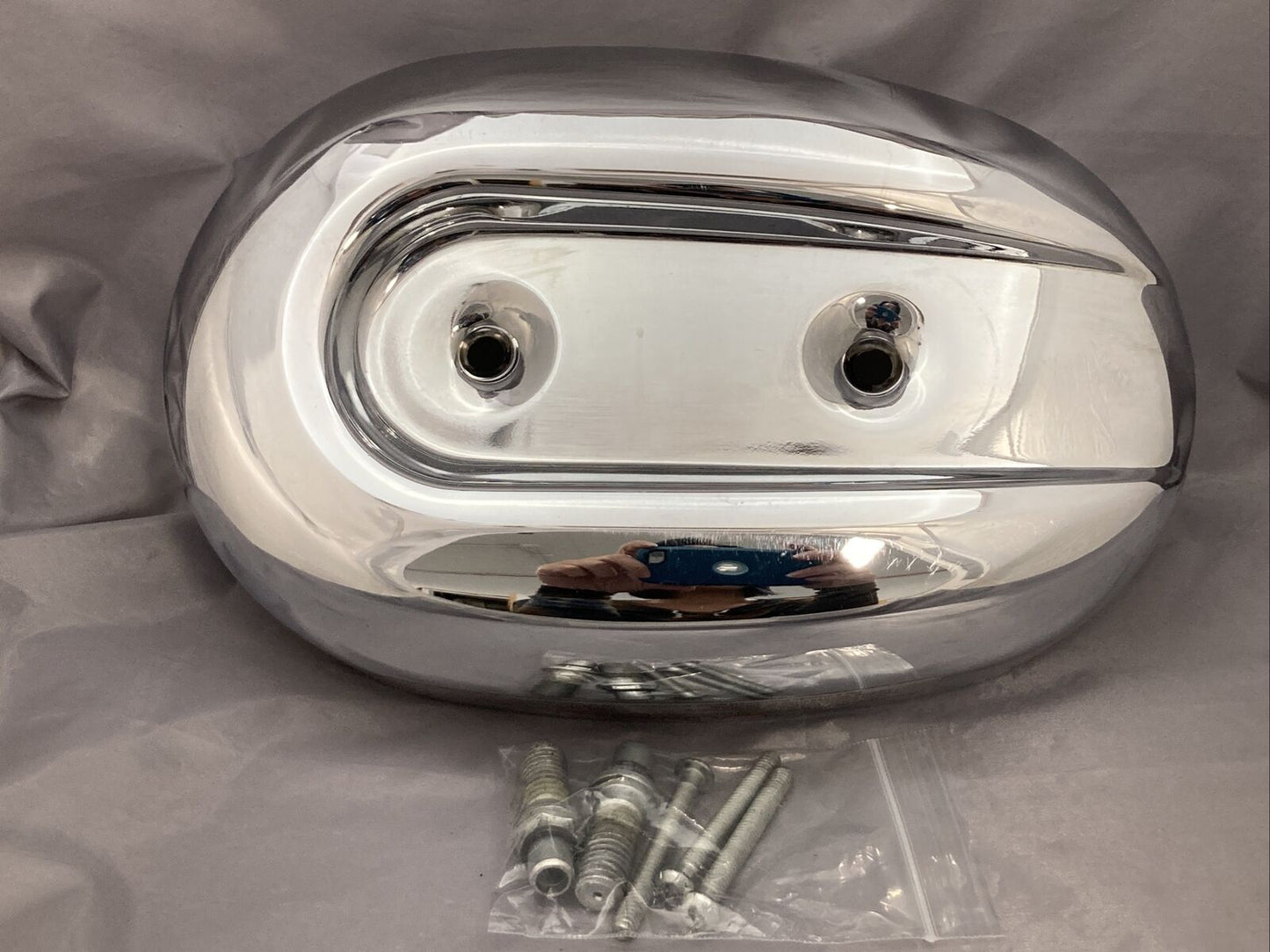 GENUINE HARLEY DAVIDSON 29367-07A CHROME AIR CLEANER COVER