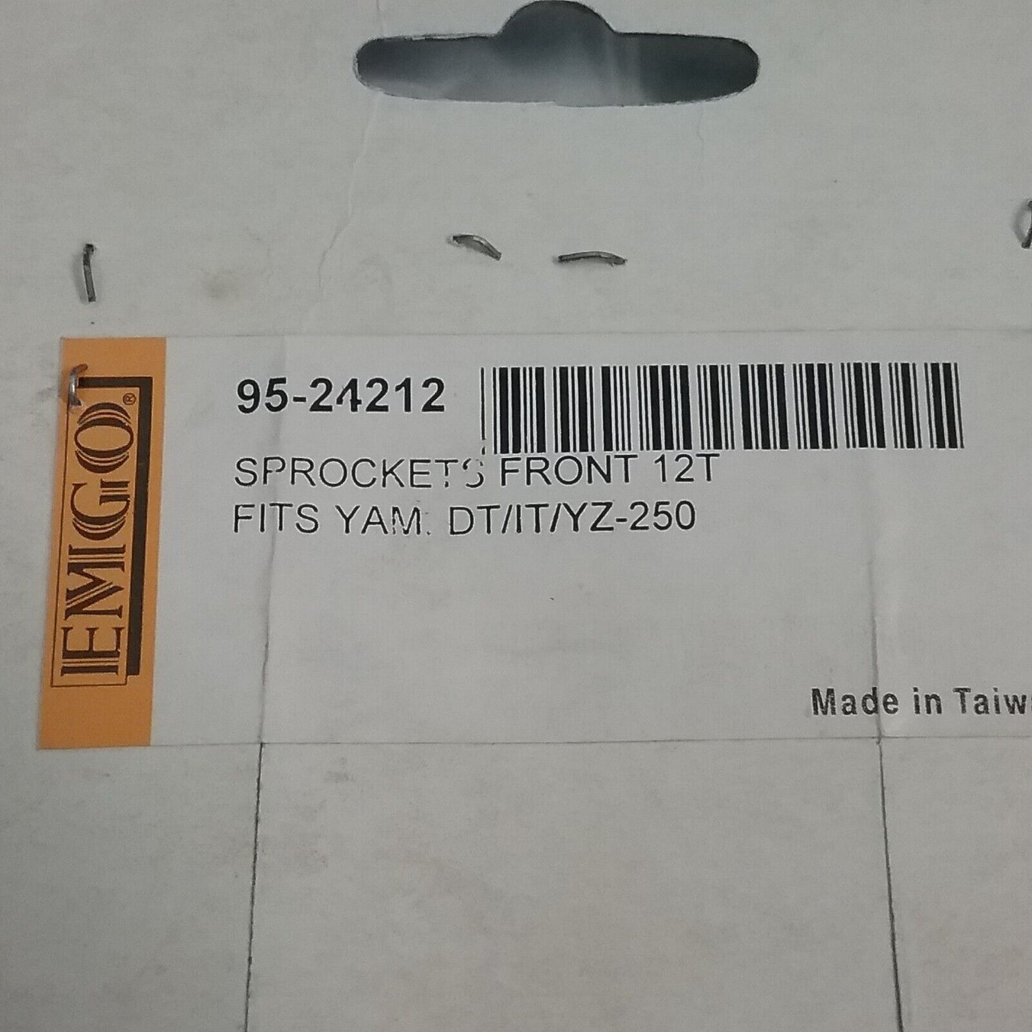 NEW EMGO 95-24212 SPROCKET, DRIVE 12T YAMAHA 93834-12016 Tri-Z YTZ250