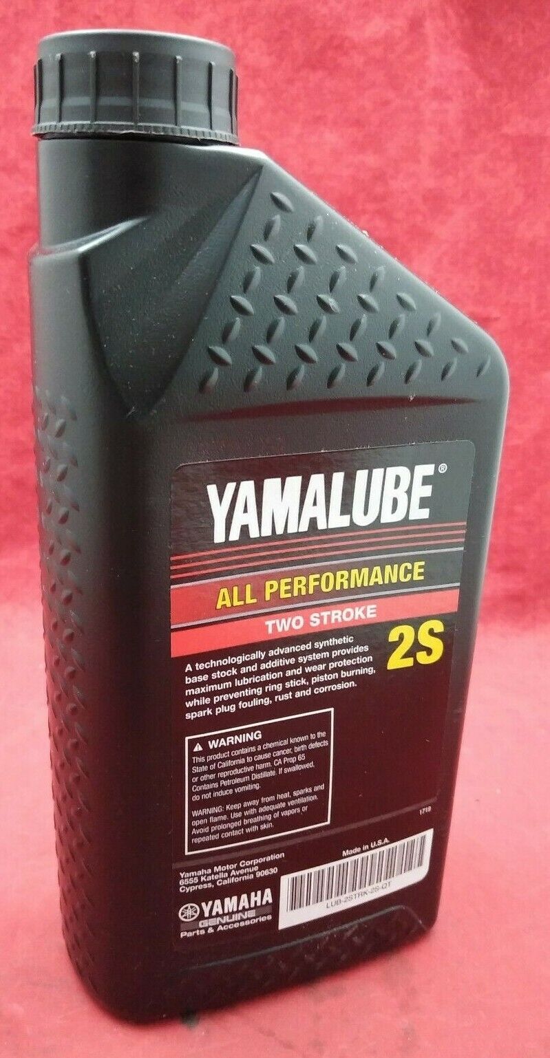 NEW Yamalube All Performance Two Stroke 2S Oil / 1 Quart LUB-2STRK-2S-QT