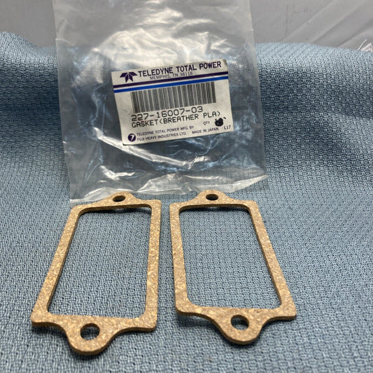 QTY 2, NEW TELEDYNE TOTAL POWER 227-16007-03 GASKET