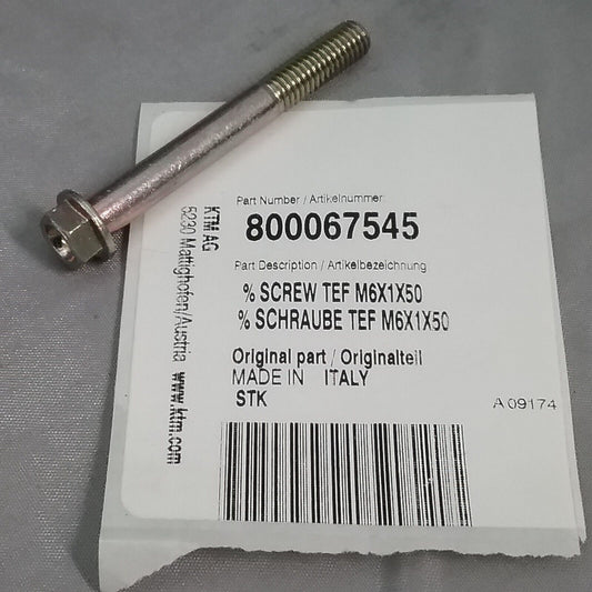NEW KTM/HUSQVARNA 800067545 SCREW TEF M6X1X50