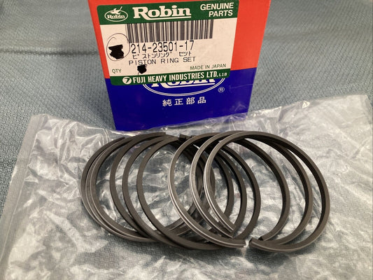 QTY3 NEW SUBARU ROBIN 214-23501-17 PISTON RING SET STD SUPERSEDES 206-23701-03