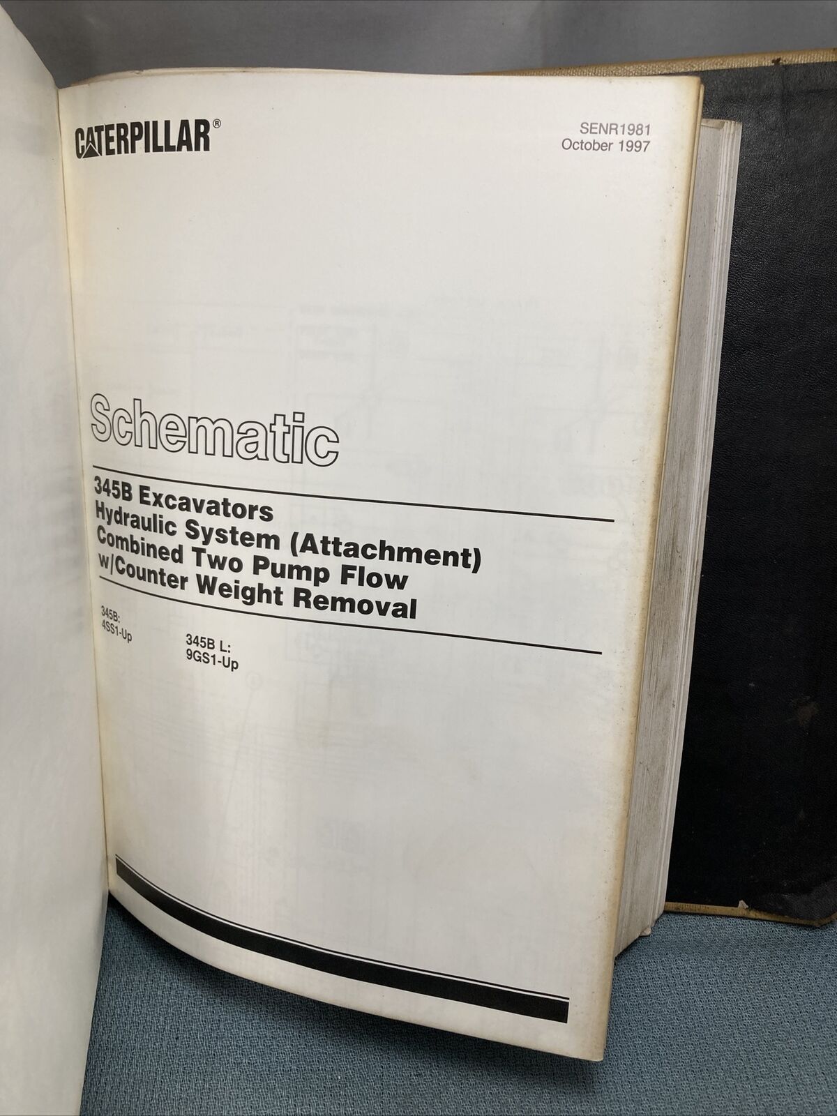 GENUINE CAT/CATERPILLAR SENR1925 SERVICE MANUAL 345B 345B L EXCAVATORS VOLUME II