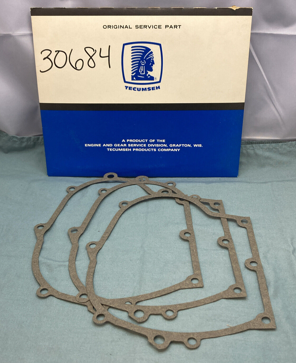 QTY 3 NEW GENUINE TECUMSEH 30684 GASKET