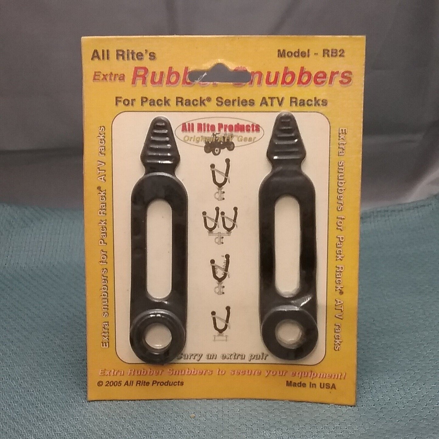 NEW ALL RITE'S RB2 RUBBER SNUBBERS FOR PACK RACK SERIES ATV RACKS