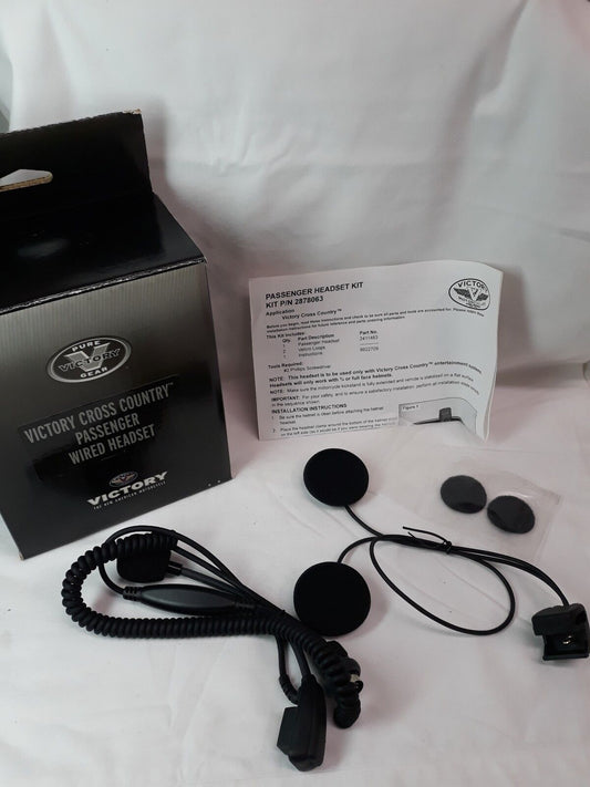 NEW VICTORY Cross Country Passenger Wired Headset Part# 2878063