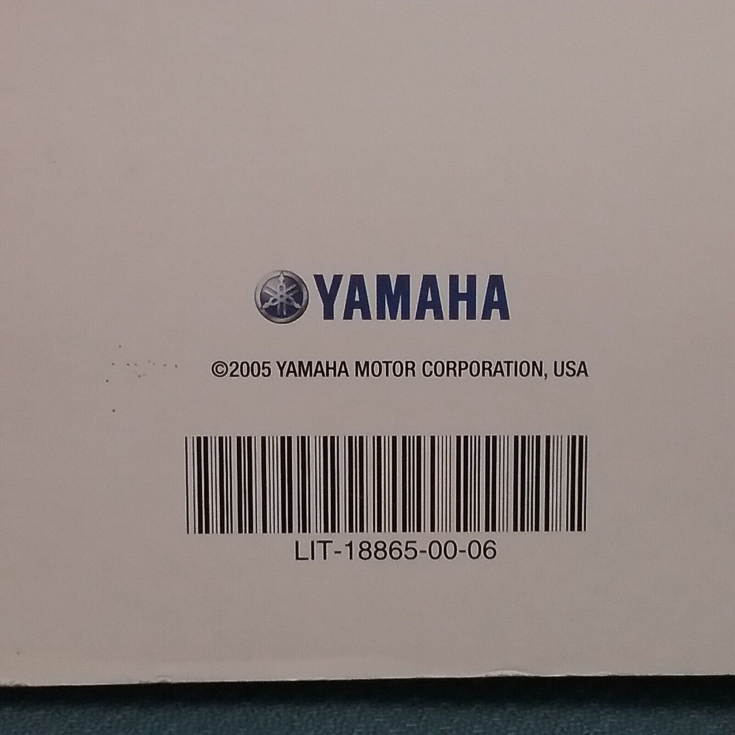 YAMAHA LIT-18865-00-06 OUTBOARD RIGGING GUIDE JULY 2005- JUNE 2006