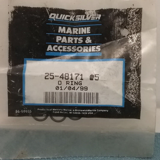 QTY5 NEW QUICKSILVER 25-48171 O-RING MERCURY OUTBOARD 3.9-600HP  MERCRUISER GEN2