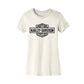 NEW GENUINE HARLEY DAVIDSON 96645-22VW XSMALL TEE KNIT OFF WHITE Cloud Dancer