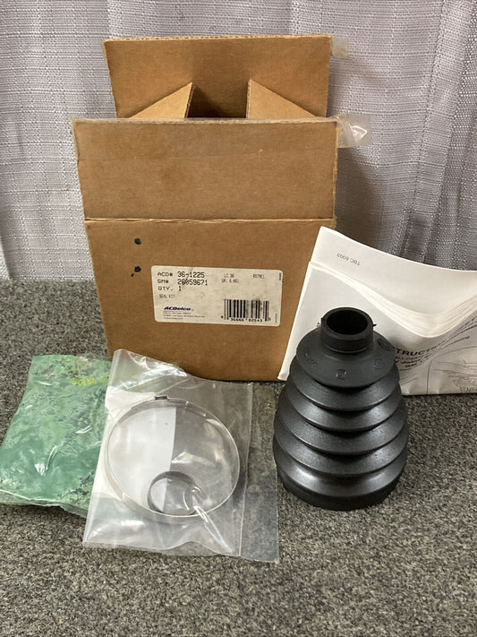 NEW ACDELCO 36-1225 BOOT KIT, CV JOINT FRONT GM 26059671 GR 6.061