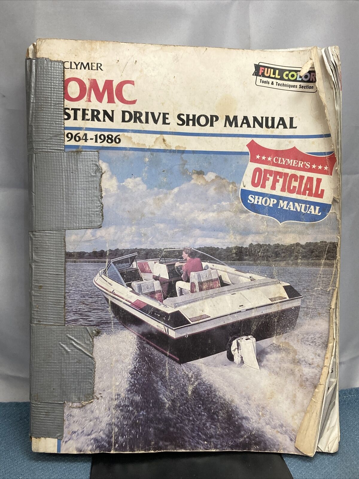 CLYMER OMC B730 STERN DRIVE SHOP MANUAL 1964-1986 2418530730