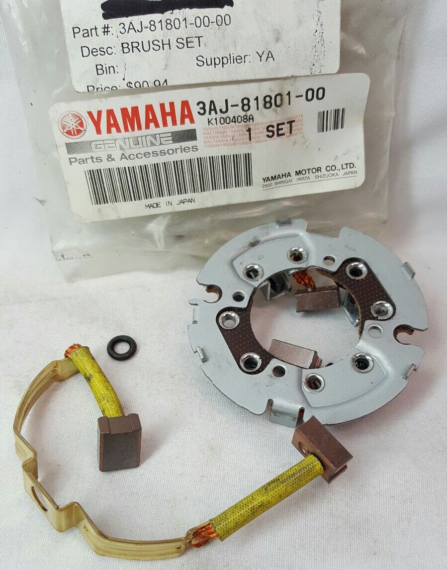 NEW GENUINE YAMAHA 3AJ-81801-00 Brush Set Grizzly, Kodiak, R1, Road Star