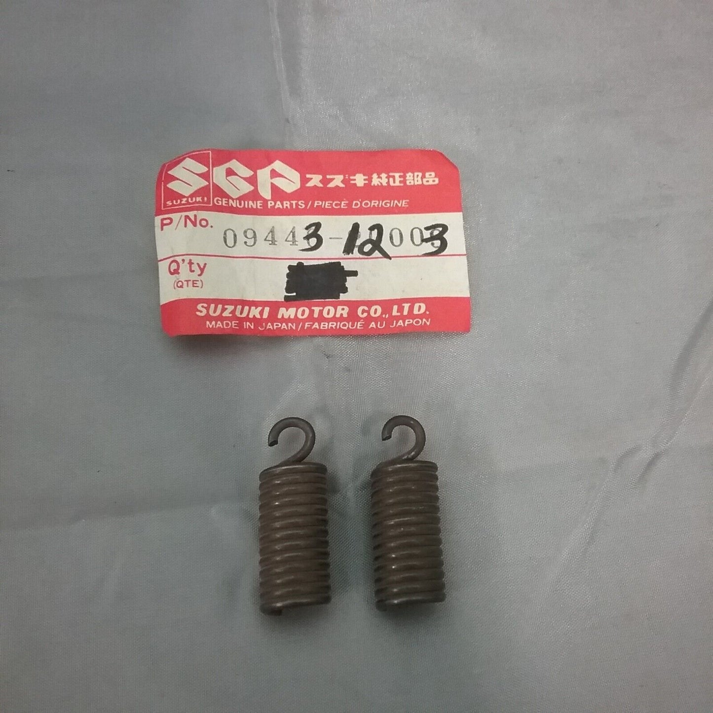 QTY 2 NEW SUZUKI 09443-12003 CLUTCH SPRING 80K10 K11 K15