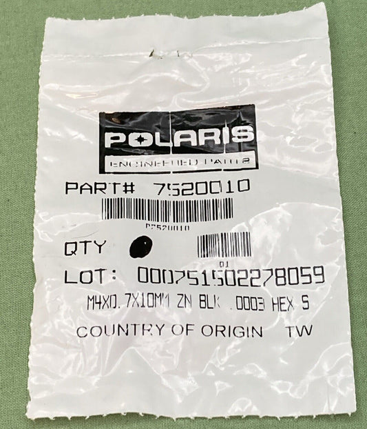 NEW GENUINE POLARIS 7520010  Screw Txbh - M6X1.0X15 8.8 ZB3 Sh