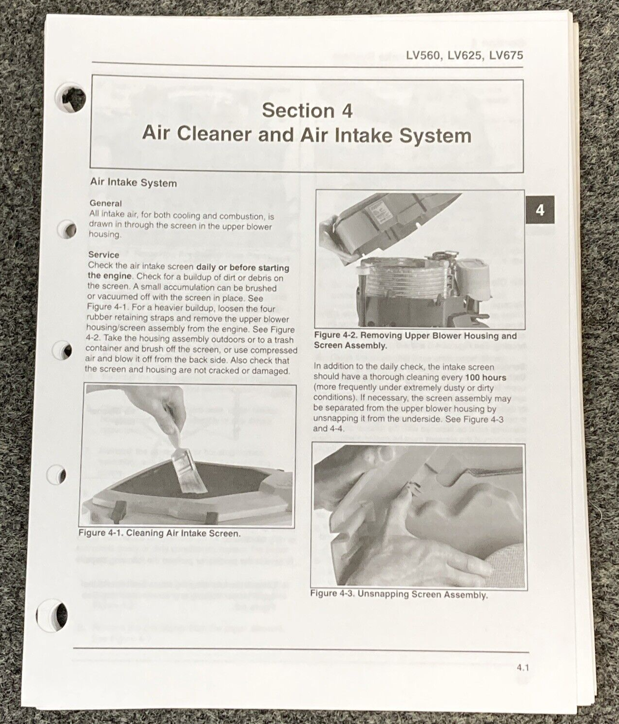 GENUINE KOHLER ENGINES TP-2509 LOOSE-LEAF AEGIS SERVICE MANUAL