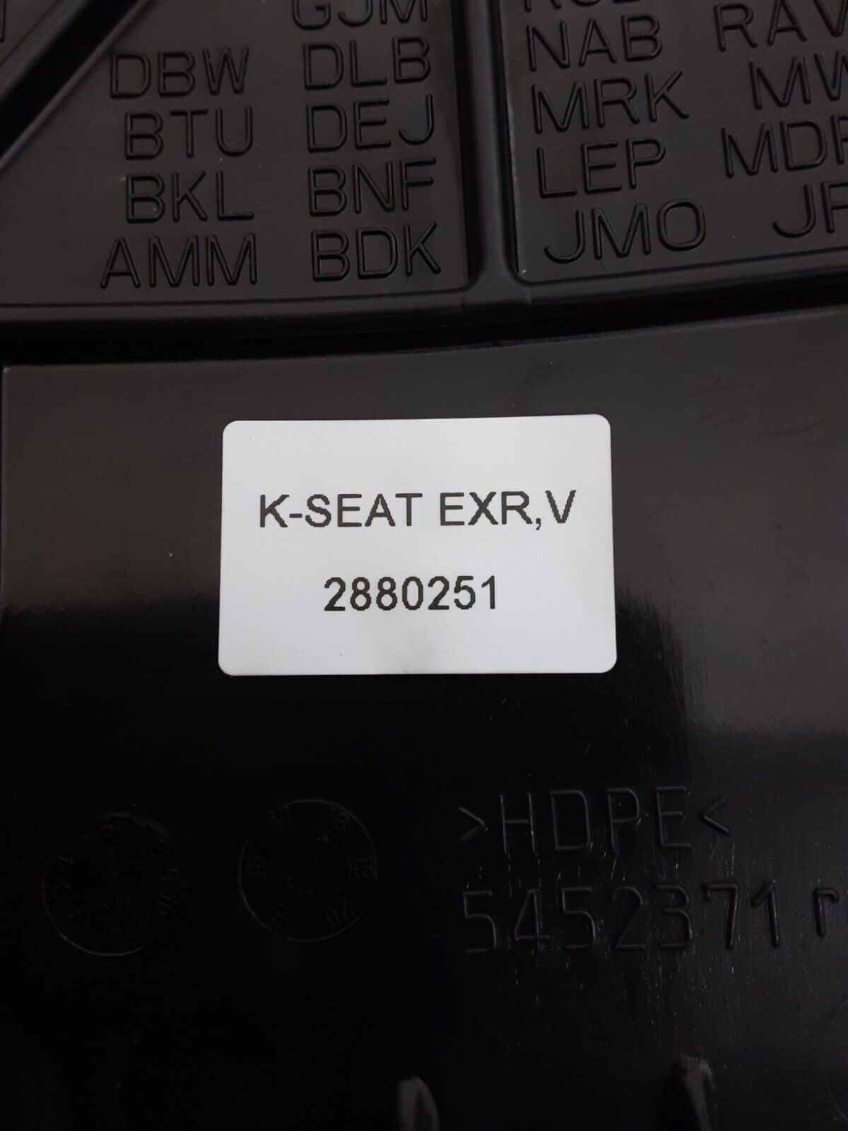 NEW VICTORY 2880251 EXTENDED REACH DRIVER SEAT BLACK OCTANE 2017