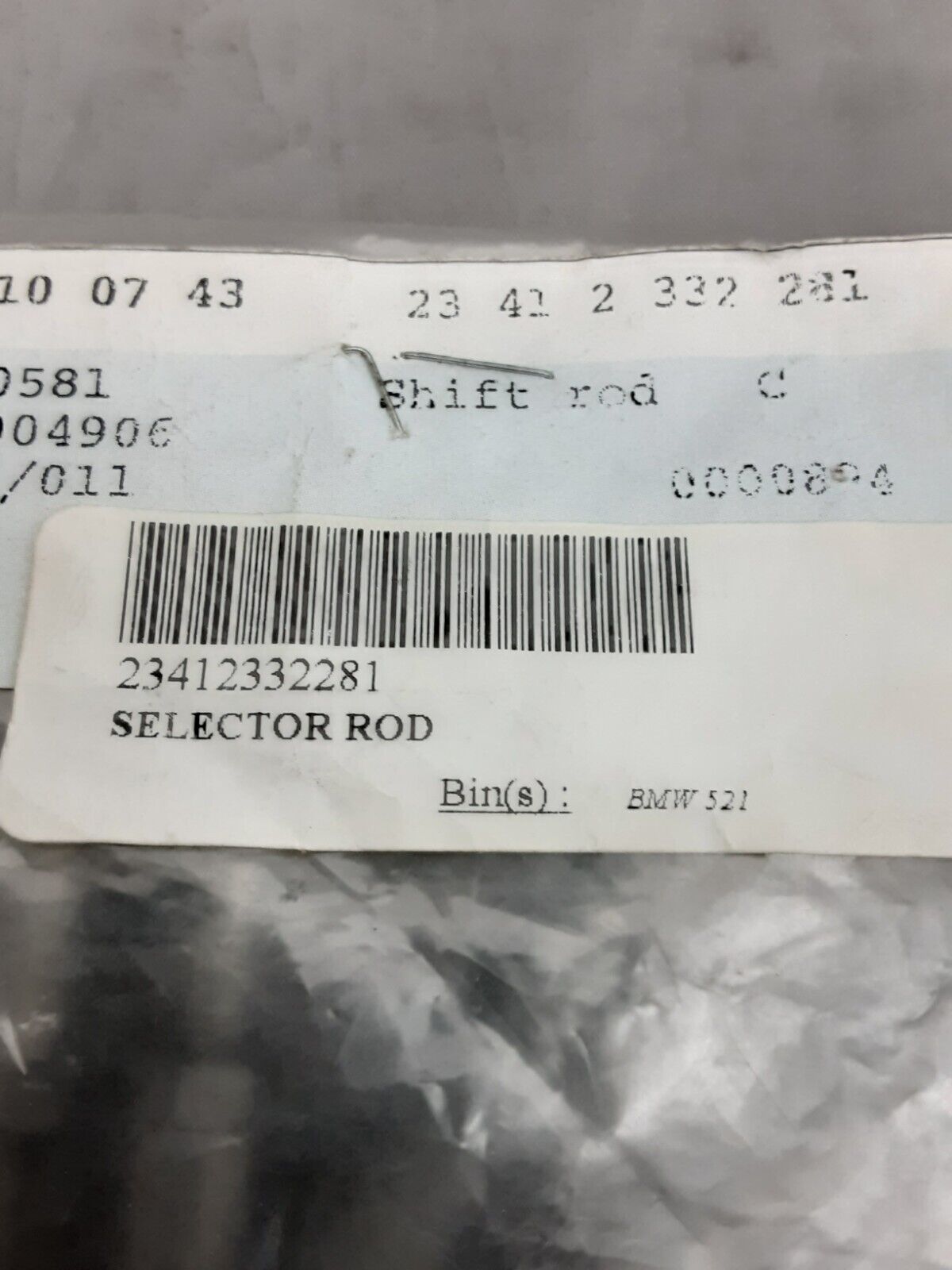 NEW GENUINE BMW 23412332281 SELECTOR ROD-L=55,5MM K1200LT 99-04 1997-2008