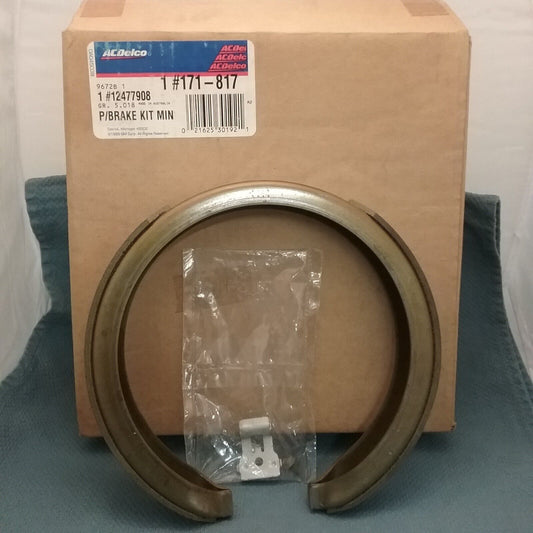 NEW ACDELCO 171-817 Parking Brake Shoe Lining Kit GM 12477908