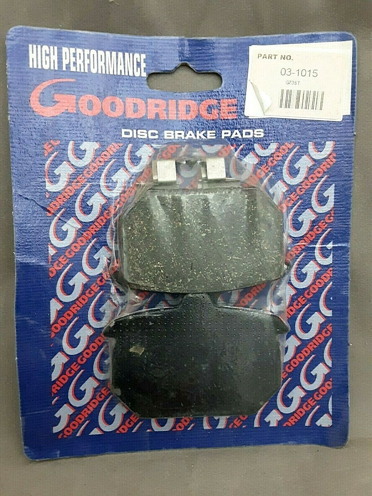 Goodridge 03-1015 G73ST High Performance Disc Brake Pads