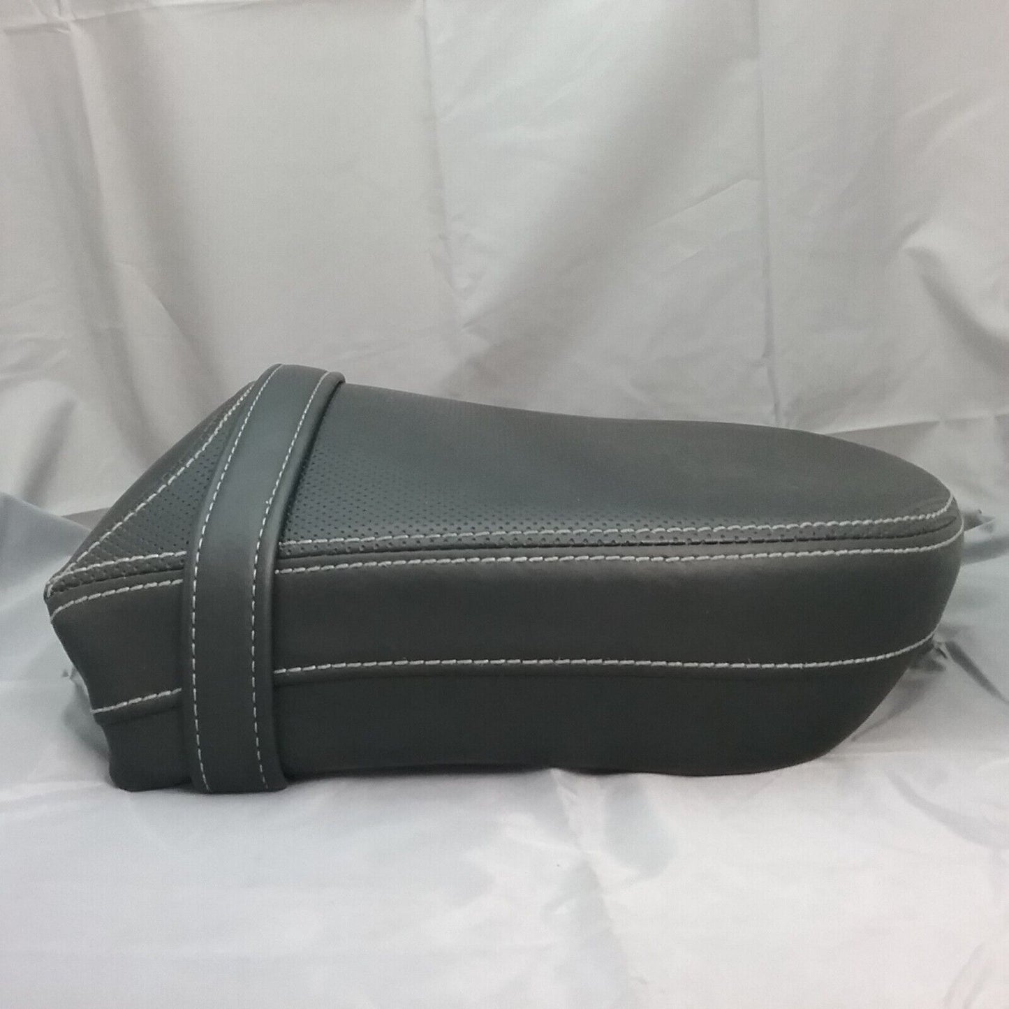 BLACK PERFERATED Pillion Motorcycle PASSENGER SEAT