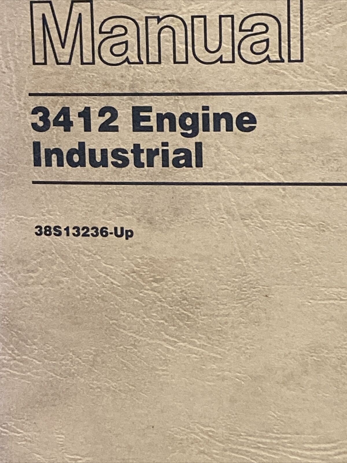 GENUINE CATERPILLAR SEBP1648-03 PARTS MANUAL 3412 ENGINE INDUSTRIAL 38S13236-UP