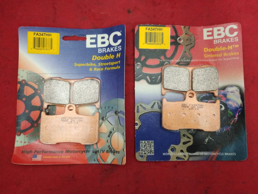 NEW EBC FA347HH Lot of 2 Double H Sintered Brakes 15-347H
