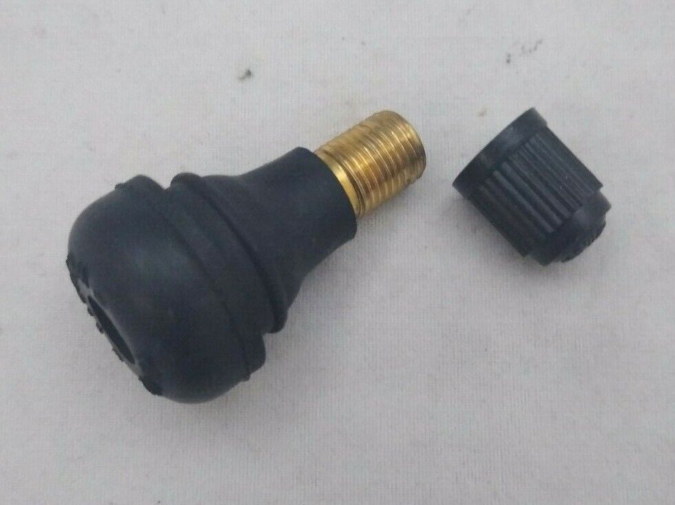 QTY: 100 / TR412 TIRE RUBBER VALVE STEM ATV LAWN MOWER GARDEN TRACTOR PLUG VS05