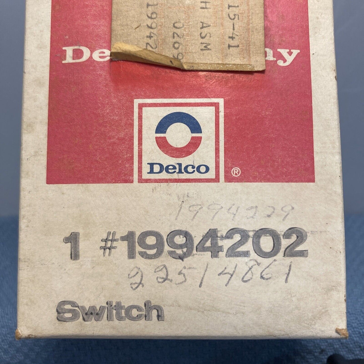 NEW ACDELCO 1994202 Neutral Safety Switch