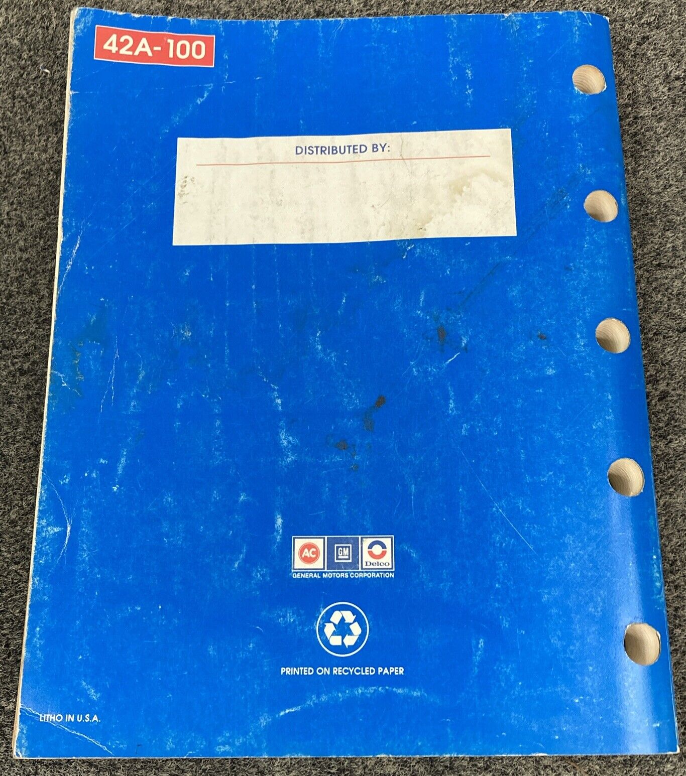 AC-DELCO 1992 & 1993 FILTERS/PCV VALVES PARTS CATALOGS