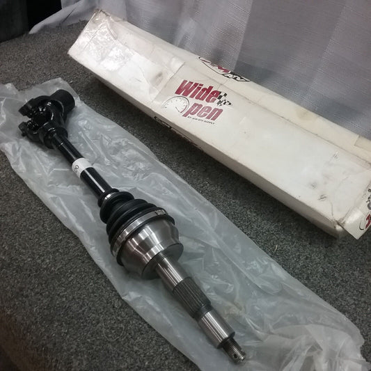 NEW WIDE OPEN CV6950 AX54022 1/2 SHAFT WITH U-JOINT REPLACES POLARIS
