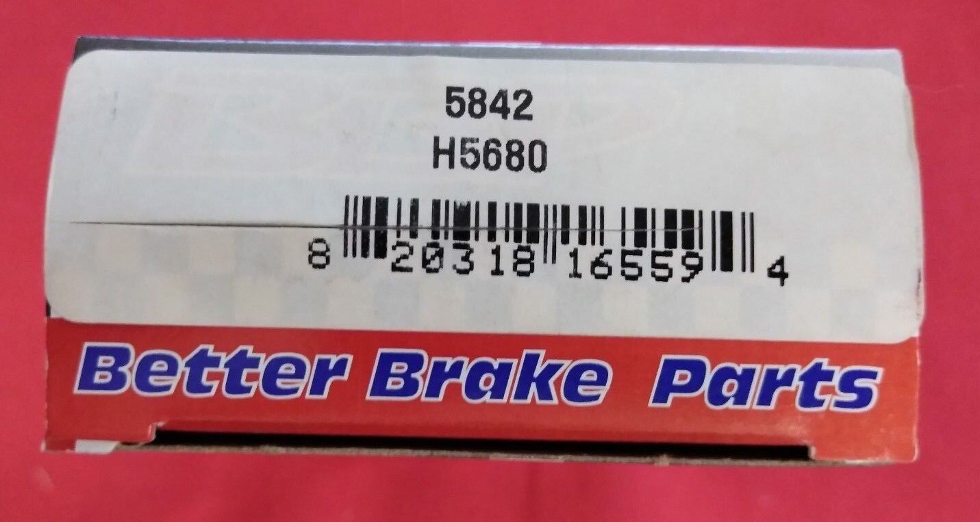 NEW BETTER BRAKE PARTS Brake Completion Kit 5842 / H5680