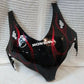 NEW Honda CBR1000RR '08–'11 Head Cowl Fairing / Black w. Red Flame / 727-4565